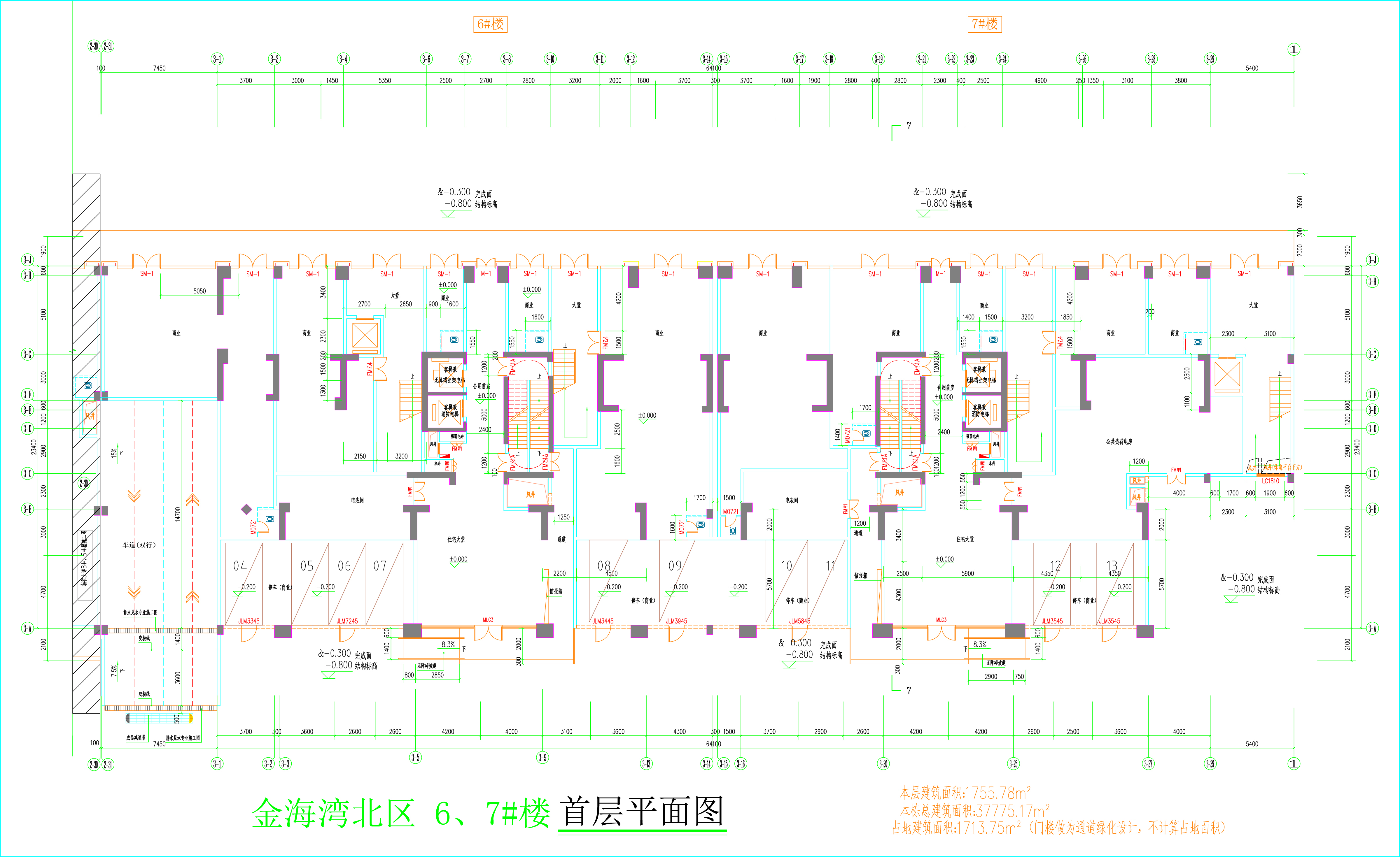 金海灣北區(qū)6、7#樓_首層平面圖.jpg