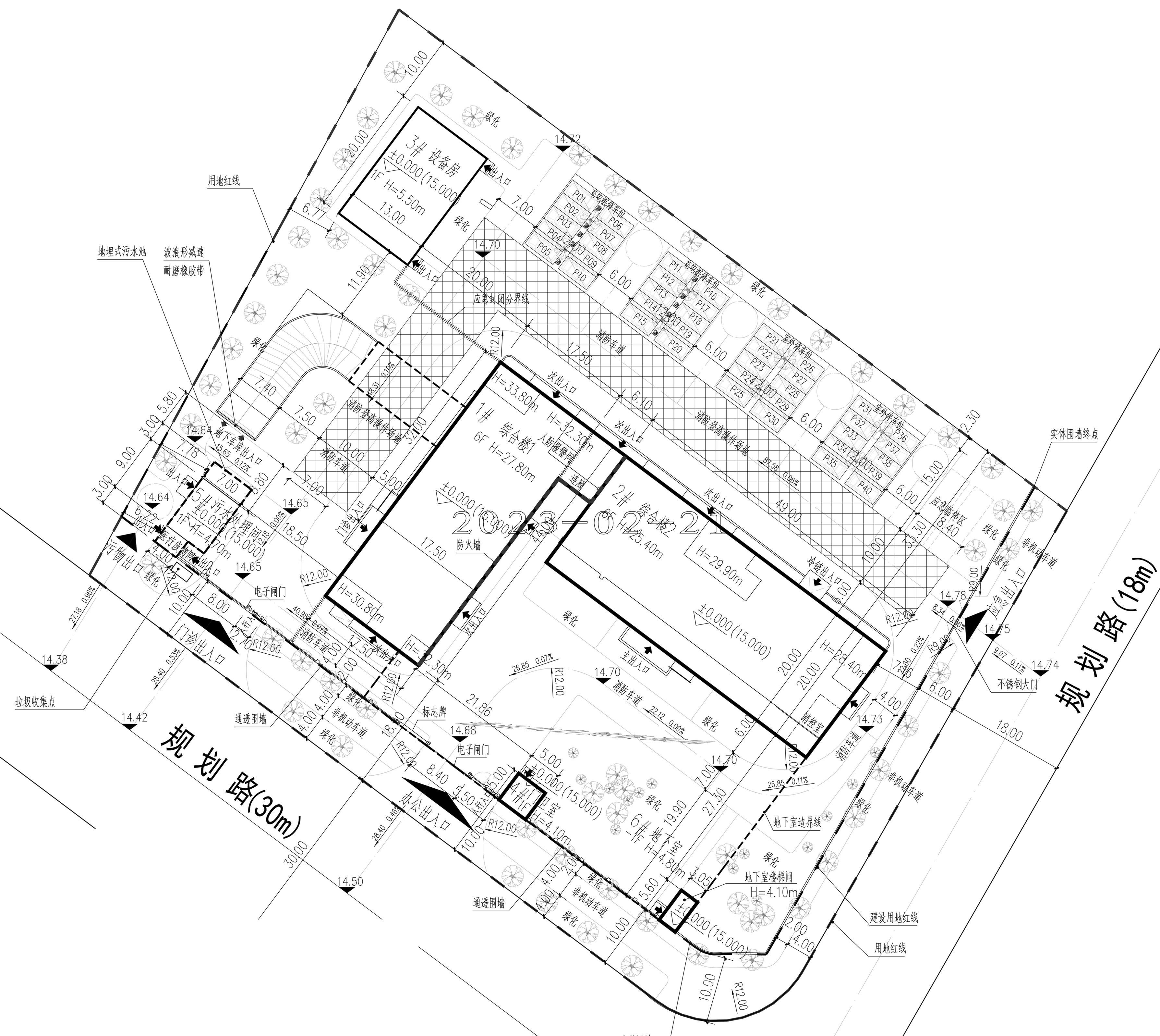 清遠市清新區(qū)完善疾病預防控制體系建設(shè)工程總平面1.jpg